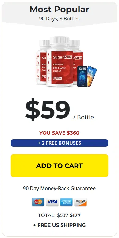 SugarMute 3 bottle price